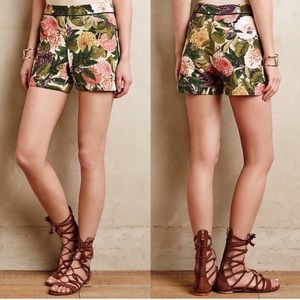 Anthropologie Bold Floral Print Short